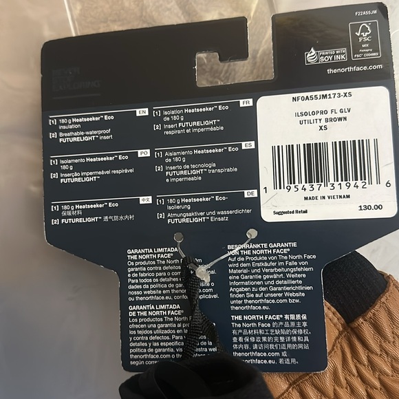 🥷🏿🥷🏿🥷🏿The North Face Men's IL Solo Pro FutureLight Gloves - Picture 5 of 7